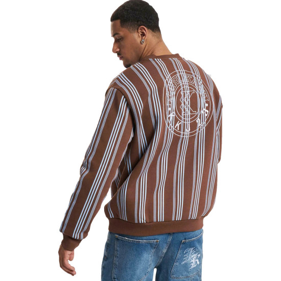 Karl Kani Ανδρικό φούτερ Small Signature Striped Crew